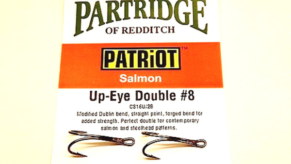 Partridge Patriot CS16 Double Up-Eye Salmon Hooks