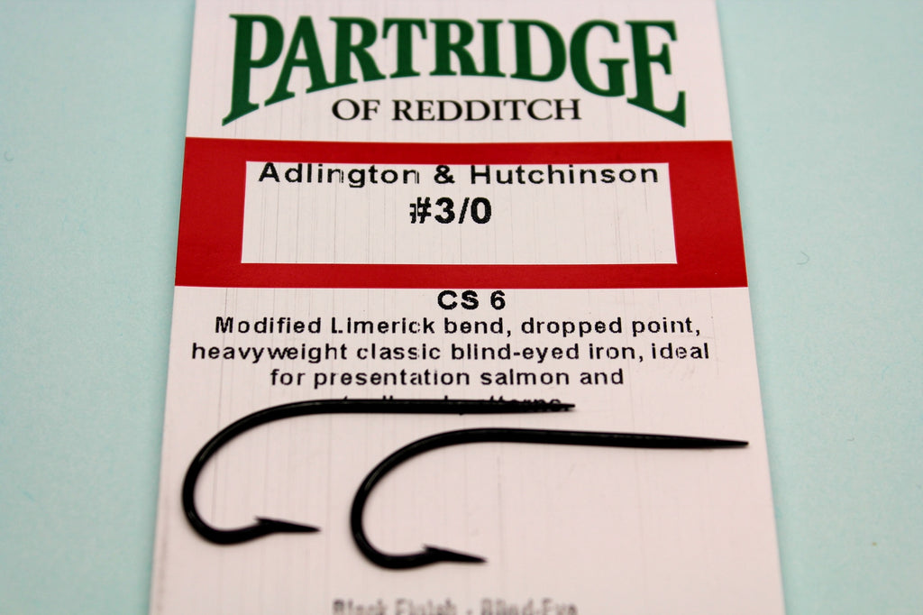 10 PARTRIDGE Adlington & Hutchunson Blind Eye Single Salmon Hooks Blac –  D.FORBES FLYTYING MATERIALS